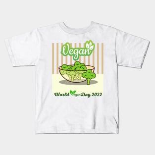 "I'm So fresh" Vegan day 2022 Kids T-Shirt